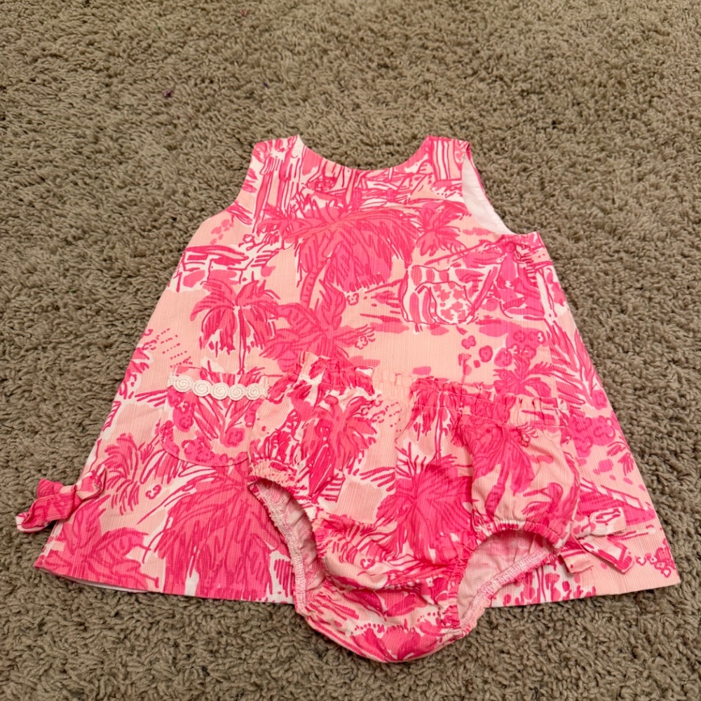 Lilly Pulitzer Infant shift size 12-18 mo - Picture 2 of 3